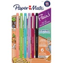 Paper Mate Flair Scented Markers Assorted Colours 6/pkg