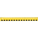 Westcott Finger Grip Ruler Centimeter with Centimeter 30 cm Plastic Yellow