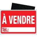 Identity Group HEADLINE Sign Kits À Vendre 8" x 12" French White on Red