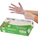 Globe Disposable Vinyl Gloves Clear Medium 100/box