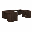 Bush Business Furniture Office 500 Black Walnut Desk