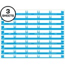 Avery&reg; 5 Tab Easy Print & Apply Clear Label Sheet Refills (11225)
