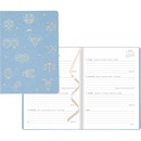 Letts&reg; Zodiac Weekly Planner 8-1/4" x 5-7/8" Multilingual Light Blue