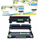 fuzion Laser Toner Cartridge/Drum Kit - Alternative for Brother TN760, DR730 - Black - 2 / Pack