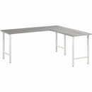 Bush Business Furniture Hustle 72W x 24D L Shaped Computer Desk with Metal Legs