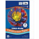 Tru-Ray Construction Paper White 9 in X 12 in, 50 Sheets