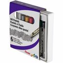 Pentel Arts Metallic Oil Pastels, 6 Colour Set