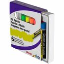 Pentel Arts Fluorescent Oil Pastels, 6 Colour Set