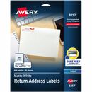 Avery&reg; White Return Address Labels, Sure Feed(R), 3/4" x 2-1/4" , 600 Labels (8257)