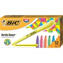 BIC Brite Liner Highlighter, Assorted, 12 Pack