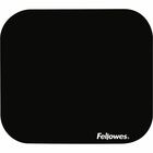 Fellowes Mouse Pad - 0.13" Height x 9" Width x 8" Depth - Black - Polyester - Scratch Resistant - 1 Each FEL58024