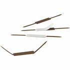 Smead Self-Adhesive Fasteners - 2" Size Capacity - Self-adhesive - Brown - Steel - 100 / Box SMD68220