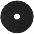 3M Black Stripping Pads - Round - 20" Diameter - Stripping, Floor - Hard, Concrete Floor - 175 rpm to 600 rpm Speed Supported - Textured, Adhesive, Durable, Dirt Remover, Abrasive - Nylon, Polyester Fiber - Black - 5 / Carton MMM08382