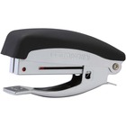 Bostitch Deluxe Hand-held Stapler - Staples Upto 20 Sheet of 20lb Paper - Holds Upto 105 Staple - Half Strip - Staple Size: 0.25" - 2.50" Throat Depth - Chrome - Metal, Rubber - 1 Each BOS42100