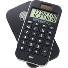 Victor 900 Handheld Calculator - Protective Hard Shell Cover, Big Display, Independent Memory, Dual Power - 0.55" - 8 Digits - LCD - Battery/Solar Powered - 0.3" Height x 2.5" Width x 4.3" Depth - Black - Rubber - 1 Each VCT900