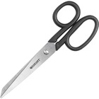 Westcott All Purpose Kleencut 7" Straight Scissors - 3.31" Cutting Length - 7" Overall Length - Stainless Steel - Straight Tip - Black - 1 Each ACM19017