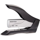 Bostitch Spring-Powered Antimicrobial Heavy Duty Stapler - Staples Upto 100 Sheet - Holds Upto 210 Staple - Full Strip - Staple Size: 0.50" - Black, Gray - Metal, Die-cast Metal - 1 Each ACI1300