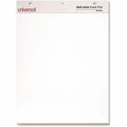 Universal Self-Stick Easel Pad, Unruled, 25 x 30, White, 30 Sheets, 2/Carton - 1 Subject(s) - 30 Sheets - Plain - Stapled - 20 lb Basis Weight - 25" x 30" Sheet Size - 30" Height x 25" Width - White Paper - Cardboard Cover - 2 / Carton UNV35603