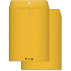 Quality Park 20% Recycled Clasp Envelopes with Deeply Gummed Flaps - Multipurpose - 10" Width x 13" Length - 28 lb - Clasp/Gummed Flap - Brown - Kraft - 100 / Box QUA38197