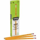 Dixon Wood-Cased Pencils - Black Lead - #2 - Yellow Wood Barrel - 1 Dozen DIX12872