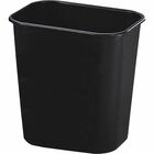 Rubbermaid Commercial 13 QT Standard Deskside Wastebasket - 3.25 gal Capacity - Rectangular - Durable, Dent Resistant, Rust Resistant, Easy to Clean - 12.1" Height x 8.3" Width x 11.4" Depth - Plastic - Black - 1 Each RCP295500BK