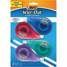 BIC Wite-Out EZ CORRECT Correction Tape - 0.20" Tape Width x 39.90 ft Tape Length - White Tape - White - 4 / Pack BICWOTAPP418