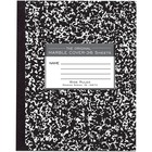 Roaring Spring Wide Ruled Flexible Cover Composition Book - 36 Sheets - 72 Pages - Printed - Sewn/Tapebound - Both Side Ruling Surface - Ruled Red Margin - 15 lb Basis Weight - 56 g/m² Grammage - 8 1/2" x 7" Sheet Size - 0.13" Height x 7" Width x 8.5 ROA77332