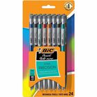 BIC Xtra-Precision Mechanical Pencils - 0.5 mm Lead - # 2.5 - Assorted Barrel - 24 / Pack BICMPLMFP241