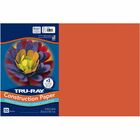 Tru-Ray Heavyweight Construction Paper - Art, Craft - 18" Width x 12" Length - Orange - Paper - 50 / Pack PAC103034