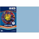 Tru-Ray Heavyweight Construction Paper - Art, Craft - 18" Width x 12" Length - Sky Blue - Sulphite - 50 / Pack PAC103048