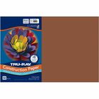 Tru-Ray Heavyweight Construction Paper - 0.50" Height x 18" Width x 12" Length - Brown - Sulphite - 50 / Pack PAC103057