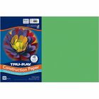 Tru-Ray Heavyweight Construction Paper - Art, Drawing - 18" Width x 12" Length - Festive Green - Sulphite - 50 / Pack PAC103038