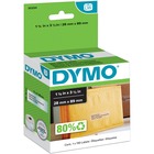 Dymo Clear Address Labels - 1 1/8" Width x 3 1/2" Length - Rectangle - Direct Thermal - Clear - 130 / Roll - 130 / Roll DYM30254