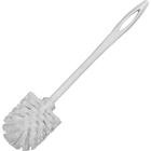 Rubbermaid Commercial Long Handle Toilet Bowl Brush - Polypropylene Bristle - 1.13" Brush Face - 15" Overall Length - Plastic Handle - White - 1 Each RCP631000WE