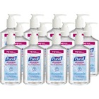 PURELL&reg; Hand Sanitizer Gel - Clean Scent - 12 fl oz - Pump Bottle Dispenser - Multipurpose - Moisturizing - Clear - Triclosan-free, Paraben-free, Phthalate-free - 12 / Carton GOJ365912CT
