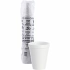 Dart J Cup 10 oz Insulated Foam Cups - 10 fl oz - Round - White - Styrofoam - Coffee, Cappuccino, Hot Chocolate, Tea, Hot Cider, Juice, Smoothie, Soda, Soft Drink, Water - 25 / Bag DCC10J10