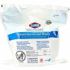Clorox Healthcare Bleach Germicidal Wipes Refill - For Healthcare - Ready-To-Use - 12" Length x 12" Width - Recommended For: Bacteria Remover, Virus Remover, Fungi Remover, Germs Remover - Disinfectant, Anti-bacterial - White - 110/Bag - 1 Each CLO30359