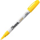 Sharpie Oil-based Paint Markers - Fine Marker Point - Yellow Ink - Oil Based - 1 Each SAN35539