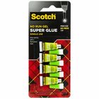 Scotch Super Glue Gel - 0.05 grams Single-Use Tubes - 0.02 oz - 4 / Pack MMMAD119