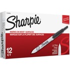 Sharpie Retractable Ultra Fine Point Permanent Marker - Ultra Fine Marker Point - Retractable - Black Ink - 1 Dozen SAN1735790