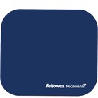 Fellowes Microban Mouse Pad - 8" Height x 9" Width x 0.13" Depth - Blue - Rubber - Wear Resistant, Tear Resistant, Skid Proof - 1 Each FEL5933801