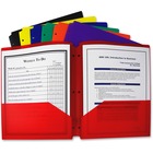 C-Line Letter Portfolio - 8 1/2" x 11" - 2 Pocket(s) - Assorted - Heavyweight - 1 Each CLI33930