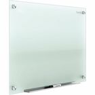 Quartet Infinity Glass Dry-Erase Whiteboard - 36" (3 ft) Width x 24" (2 ft) Height - Frost Tempered Glass Surface - Horizontal/Vertical - 1 Each QRTG3624F