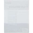 Golite nu-dell Cubicle Sign Holder - 8.5" Width x 11" Height - Rectangular Shape - Wall Mountable, Cubicle-mountable - Hook & Loop Fastener Closure - Photo, Award, Locker, File Cabinet - Acrylic - Clear - 1 Each NUD37085Z