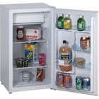 Avanti Counter-high Refrigerator - 3.30 ft³ - Manual Defrost - Undercounter - Manual Defrost - Reversible - 3.30 ft³ Net Refrigerator Capacity - 120 V AC - 220 kWh per Year - White - Smooth - Built-in AVARM3306W