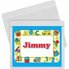 C-Line Self-Adhesive Labeling Pockets, Clear, 3-3/4 x 3, 25/PK - 3 3/5" Height x 4" Width x 1/16" Length - Rectangle - Write-on Label - 25 / Pack CLI70443