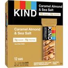 KIND Caramel Almond & Sea Salt Nut Bars - Cholesterol-free, Non-GMO, Gluten-free, Individually Wrapped, Trans Fat Free, Low Glycemic, Low Sodium - Caramel Almond and Sea Salt - 1.40 oz - 12 / Box KND18533