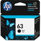 HP 63 Original Inkjet Ink Cartridge - Black - 1 Each - 170 Pages HEWF6U62AN