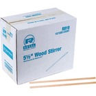 Royal Wood Coffee Stir Sticks - 5.5" Length - Birch Wood - Natural - 1000/Box - 10 / Carton RPPR810CT