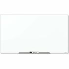 Quartet InvisaMount Magnetic Glass Dry-Erase Board - 85" (7.1 ft) Width x 48" (4 ft) Height - White Tempered Glass Surface - Horizontal - Magnetic - Assembly Required - 1 Each QRTG8548IMW